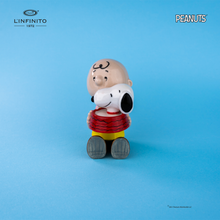 将图片加载到图库查看器，Charlie Brown e Snoopy nella ciotola dell&#39;acqua
