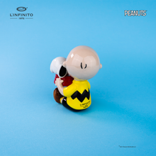 将图片加载到图库查看器，Charlie Brown e Snoopy nella ciotola dell&#39;acqua
