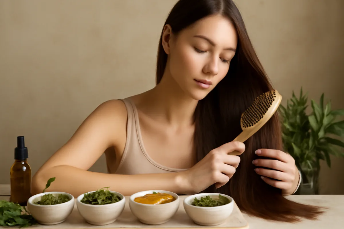 Cura dei capelli con erbe: quali scegliere per rafforzare e lucidare senza parabeni