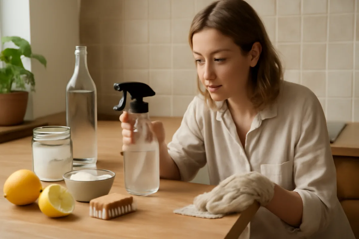 Pulire la casa senza chimica: detergenti naturali e come prepararli in sicurezza